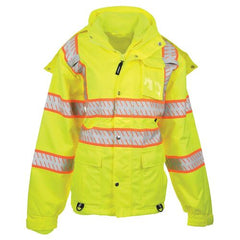 J. J. Keller SAFEGEAR Women's Fit 3-in-1 Removable Fleece Lined Parka Jacket Type R Class 3