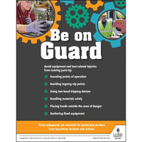 J.J. Keller Be on Guard - Construction Safety Poster