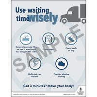 J.J. Keller Use Waiting Time Wisely - Motor Carrier Safety Poster