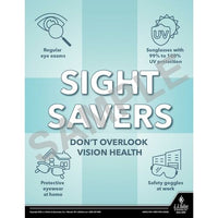 J.J. Keller Don't Overlook Vision Health - Health & Wellness Awareness Poster