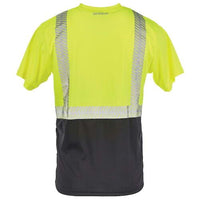 SAFEGEAR® Hi-Vis T-shirt with Black Bottom and Pocket, Type R Class 2