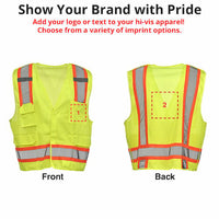 SAFEGEAR 5-point Breakaway Surveyor Vest Type R Class 2