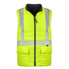 J. J. Keller SAFEGEAR Men's Hi-Vis Type R Class 2 Reversible Puffer Safety Vest