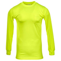 SAFEGEAR® Hi-Vis Non-Certified Long-Sleeve T-Shirt With Pocket