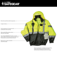 SAFEGEAR® Bomber Jacket Type R Class 3 and CSA Z96 Class 2 Level 2