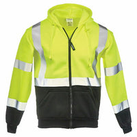 SAFEGEAR® Zipper Sweatshirt Type R Class 3 and CSA Z96-22