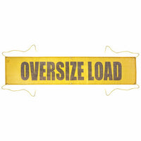 J.J. Keller Mesh Oversize Load Banner with Grommets for Ropes