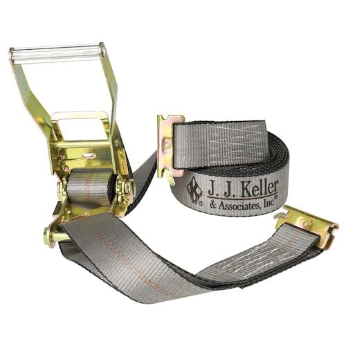J. J. Keller Premium Heavy-Duty Logistic Strap w/ Ratchet Buckle - 2" x 20'