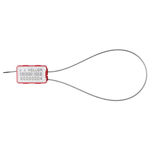 J. J. Keller 1.5mm Cable Seal, Model #: SCS150P - Barcoded
