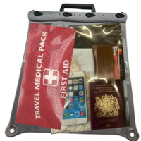 Aquapac Travel Case Jumbo — Submersible IPX8 Waterproof Pouch for Documents, Electronics, and Travel Essentials