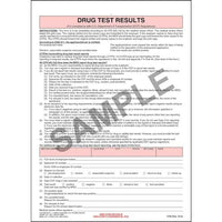 J.J. Keller Drug Test Results Form (Pack of 50)
