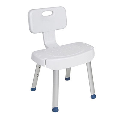 Drive Bathroom Safety Shower Chair with Folding Back — for Safe Bathing and Hygiene