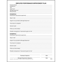 J.J. Keller Employee Performance Improvement Plan Form