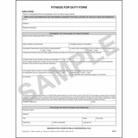 J.J. Keller Fitness of Duty Form