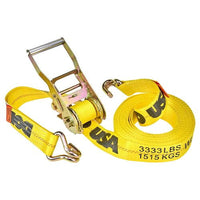 J.J. Keller Automatic Self-Tension Ratchet Strap with Flat or Wire Hook