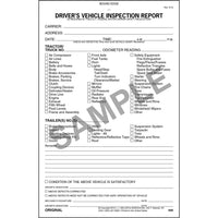 J.J. Keller Detailed Driver's Vehicle Inspection Report - Stock