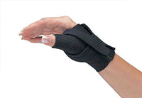 North Coast Medical Comfort Cool Thumb CMC Restrict, Black, Large Plus (8.25" to 9.5" Circumference), Right — for Wrist in Clinical and Institutional Care