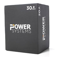 Power Systems 3-in-1 Foam Plyo Box, 20" x 24" x 30" — for Strength Training and Rehabilitation