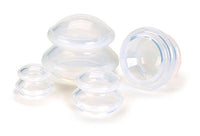 Lhasa Silicone Cups, Set of 4 — for Cupping in Clinical and Institutional Care