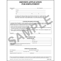 J.J. Keller Driver's Application for Employment, ADA-Compliant