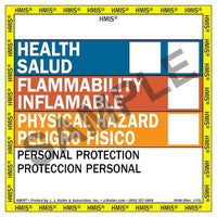 J.J. Keller Bilingual HMIS III Label (Pack of 500)