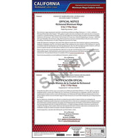 J.J. Keller California / Richmond Minimum Wage Poster - Polypropylene