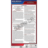 J.J. Keller New Mexico / Las Cruces Minimum Wage Poster - Polypropylene