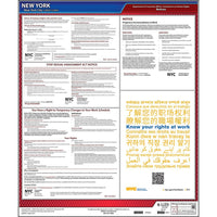 J.J. Keller New York City Employment Laws Poster - Polypropylene