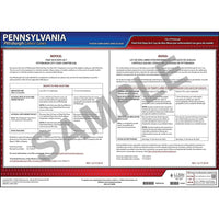 J.J. Keller Pennsylvania/Pittsburgh Paid Sick Leave Poster - Polypropylene