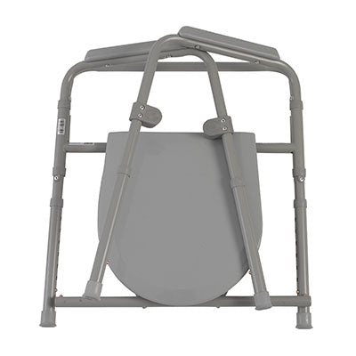 Drive Steel Folding Bedside Commode — for Safe Bathing and Hygiene