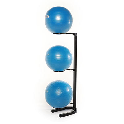 Power Systems Premium Stability Ball Rack Black — for Treatment and Examination Rooms