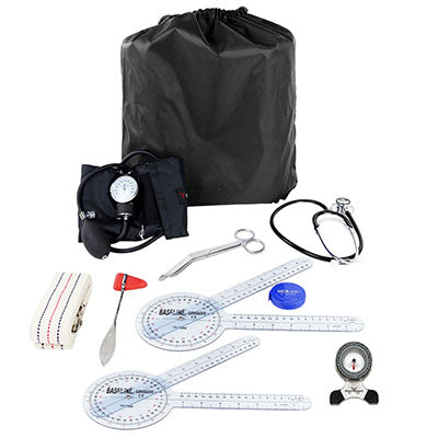 Baseline 9-piece PT Student Kit with drawstring bag — for Physical Therapy Student Kits in Clinical and Institutional Care