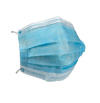 Strapit Surgimask Face Masks, 3 ply disposable with ear loops, ASTM Level 2, Box of 50 — for PPE in Clinical and Institutional Care