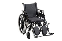 Drive Viper Plus GT Wheelchair with Universal Armrests, Elevating Legrests, 22" — for Mobility and Patient Transport