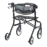 Drive Nitro Sprint HD Rollator, Black — for Safe and Supported Mobility