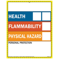 J.J. Keller HMIS® III Label - Self-Laminating - 4" x 4"