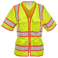 SAFEGEAR® Women’s Hi-Vis Type R Class 3 Vest - Zipper Closure