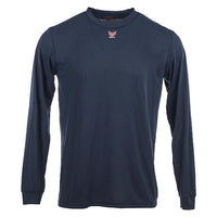 JJ Keller J. J. Keller® SAFEGEAR® Flame Resistant Navy Long Sleeve Control 2.0 T-Shirt CAT 1