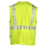 JJ Keller J. J. Keller® SAFEGEAR® Flame Resistant Hi Vis Safety Vest with Hook & Loop Closure, Type R Class 2, CAT 1