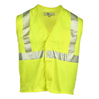 JJ Keller J. J. Keller® SAFEGEAR® Flame Resistant Hi Vis Safety Vest with Hook & Loop Closure, Type R Class 2, CAT 1