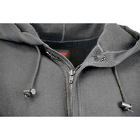 JJ Keller® SAFEGEAR® Flame Resistant Gray Full-Zip Hooded Sweatshirt, CAT 2