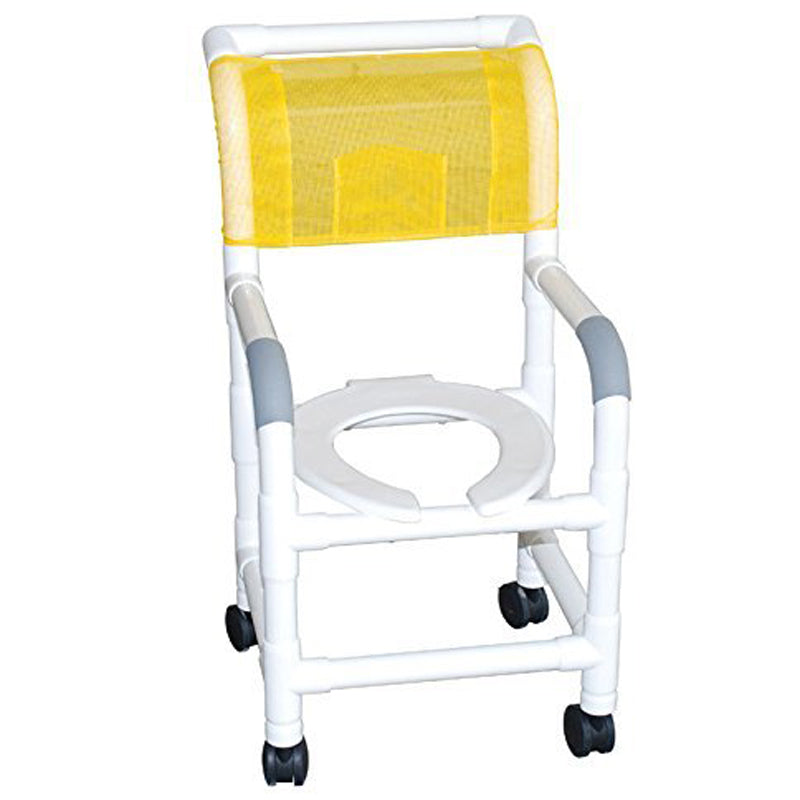 MJM International 115-LP-DDA Shower Chair 15" Internal Width with Open Front Seat