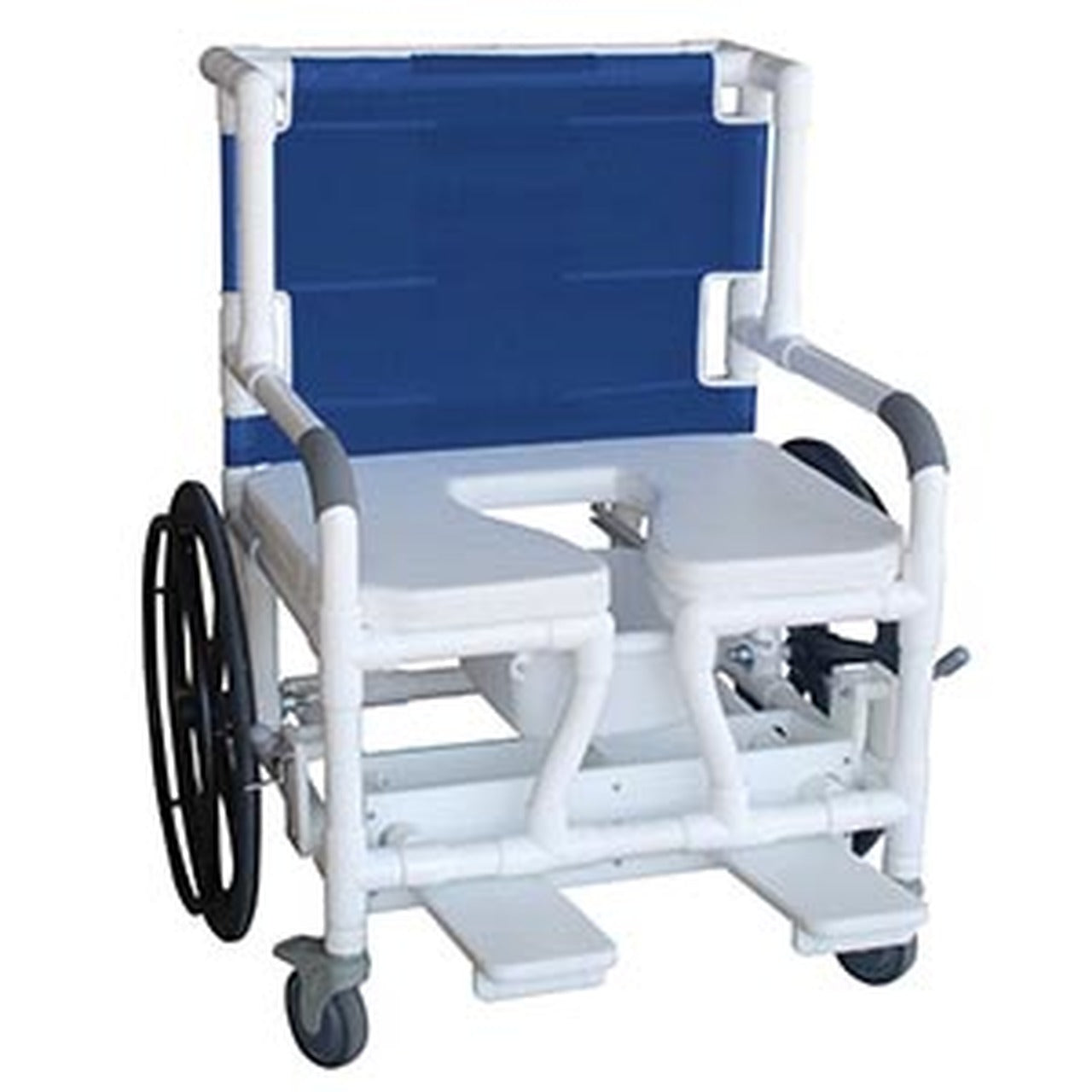 MJM International 140-26-24W Self-propelled Pool Access / Rehab shower transport chair 26" internal width