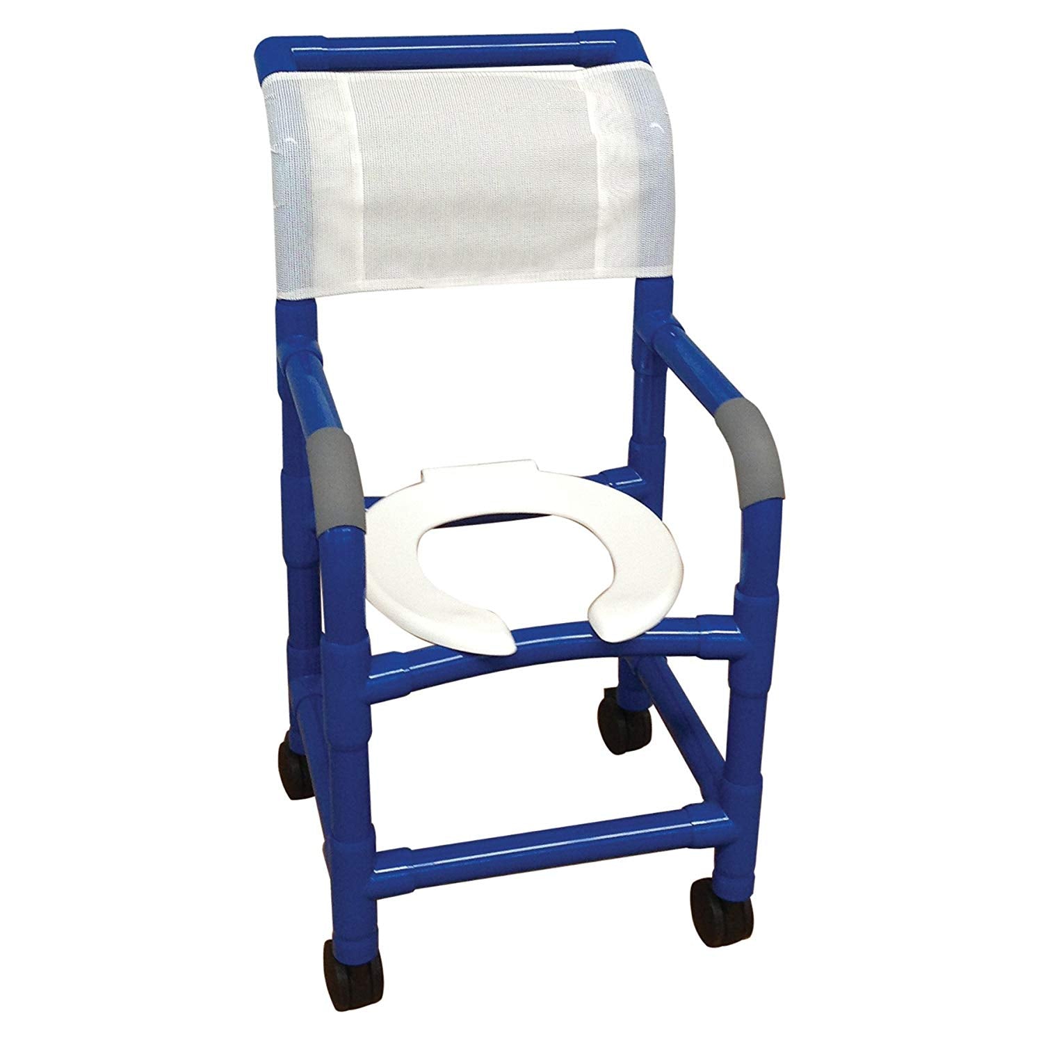 MJM International B115-3TW Blue Shower Chair 15" Internal Width