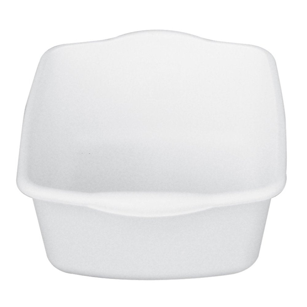 MJM International R-10-QT-C Replacement 10 Quart Square Commode Pail W/slide On Rails