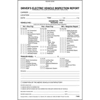 J.J. Keller Driver’s Electric Vehicle (E-Vehicle) Inspection Report
