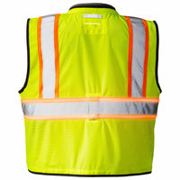 Coast Lighted Black Bottom Safety Vest Type R Class 2