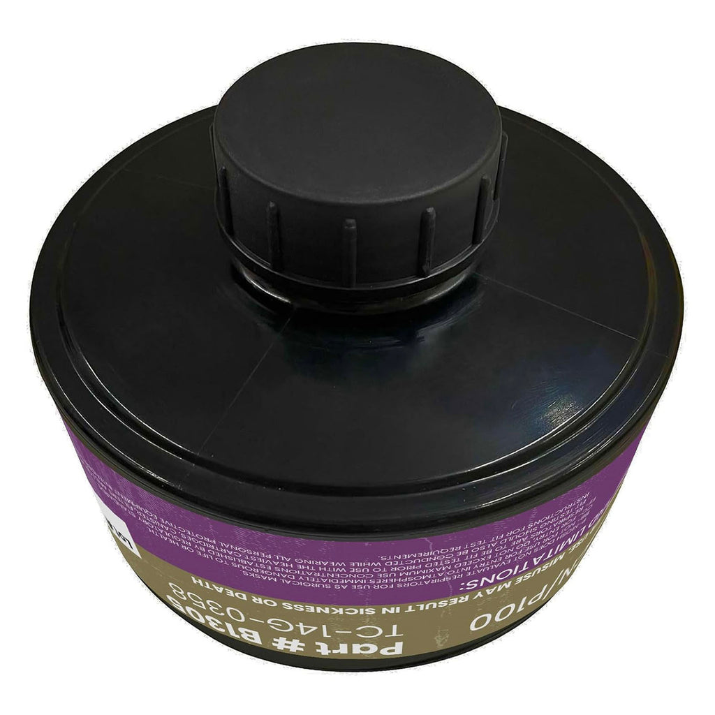 Elmridge B1305 Riot Control Canister – 40mm NATO Threaded CS/CN/P100 Respiratory Protection