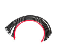Shuttle Mini-Press Elasticords, Set of 6 (5 Black, 1 Red) — for Fitness Equipment in Clinical and Institutional Care