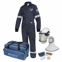 JJ Keller 12 CAL Airlite Coverall ARC Flash Kit with Lift Front Shroud